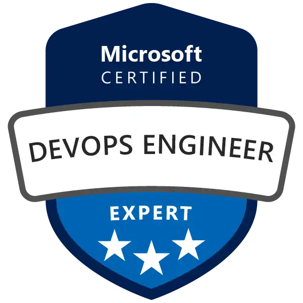 Microsoft Certified: DevOps Engineer Expert,Earning the DevOps Engineer Expert certification demonstrates the ability to combine people, process, and technologies to continuously deliver valuable products and services that meet end user needs and business objectives. DevOps professionals streamline delivery by optimizing practices, improving communications and collaboration, and creating automation.
